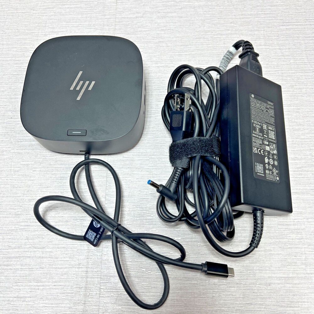HP USB-C Dock G5 HSN-IX02 Docking Station w/ 120W Power Adapter HDMI